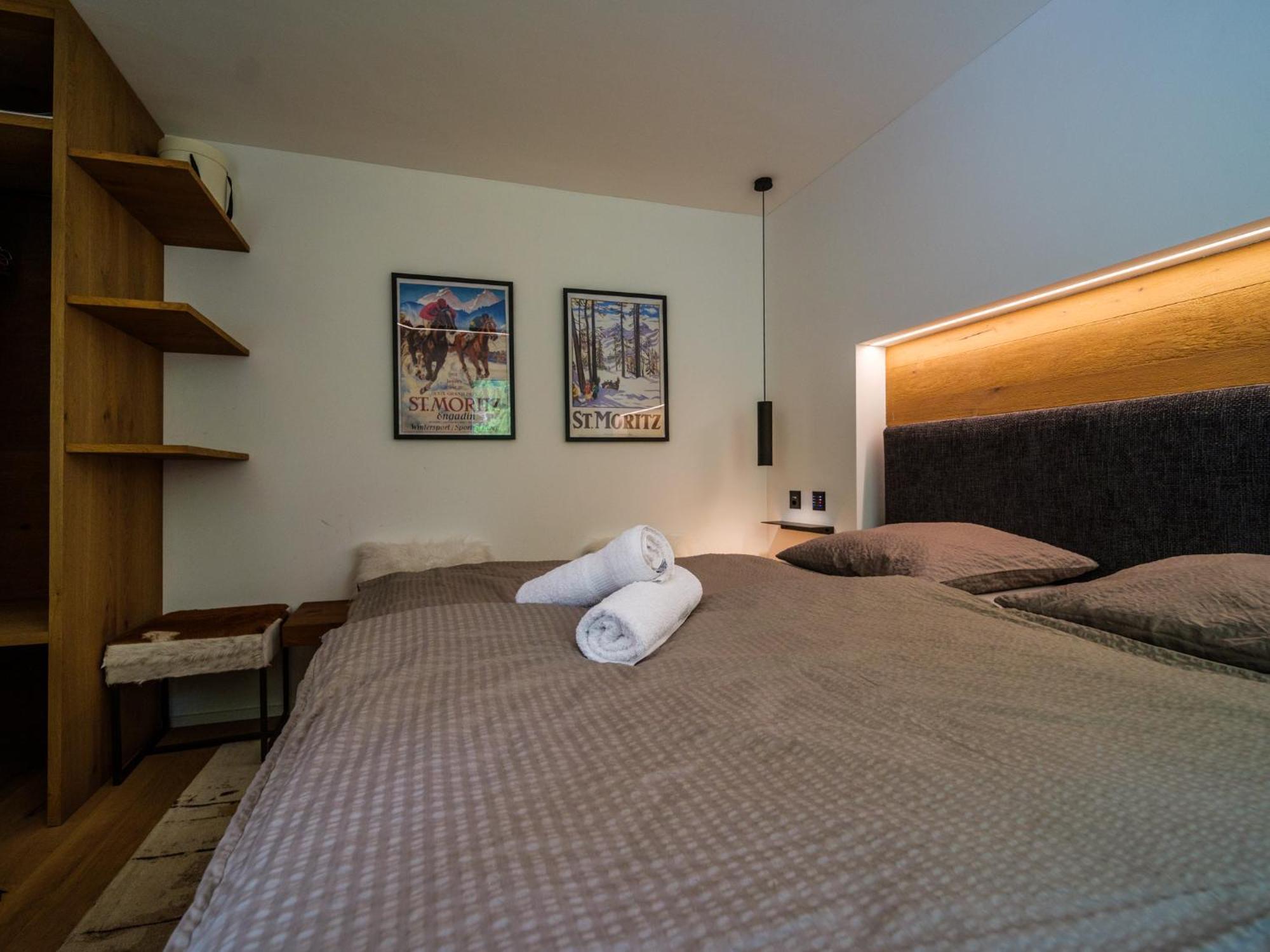 Luxury Mountain Apartment With Private Sauna And Underground Parking St. Moritz Kültér fotó