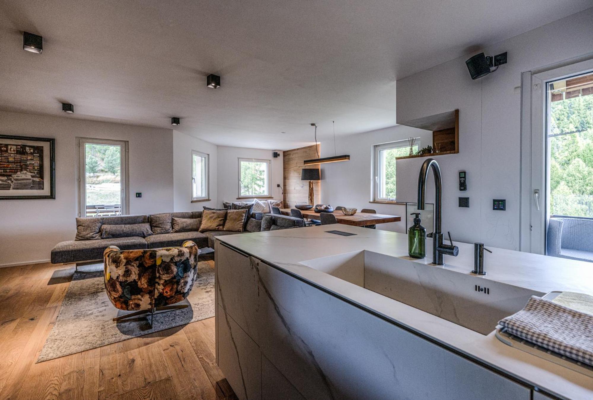 Luxury Mountain Apartment With Private Sauna And Underground Parking St. Moritz Kültér fotó